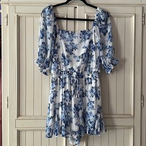 Blue & White Altar’d State Romper